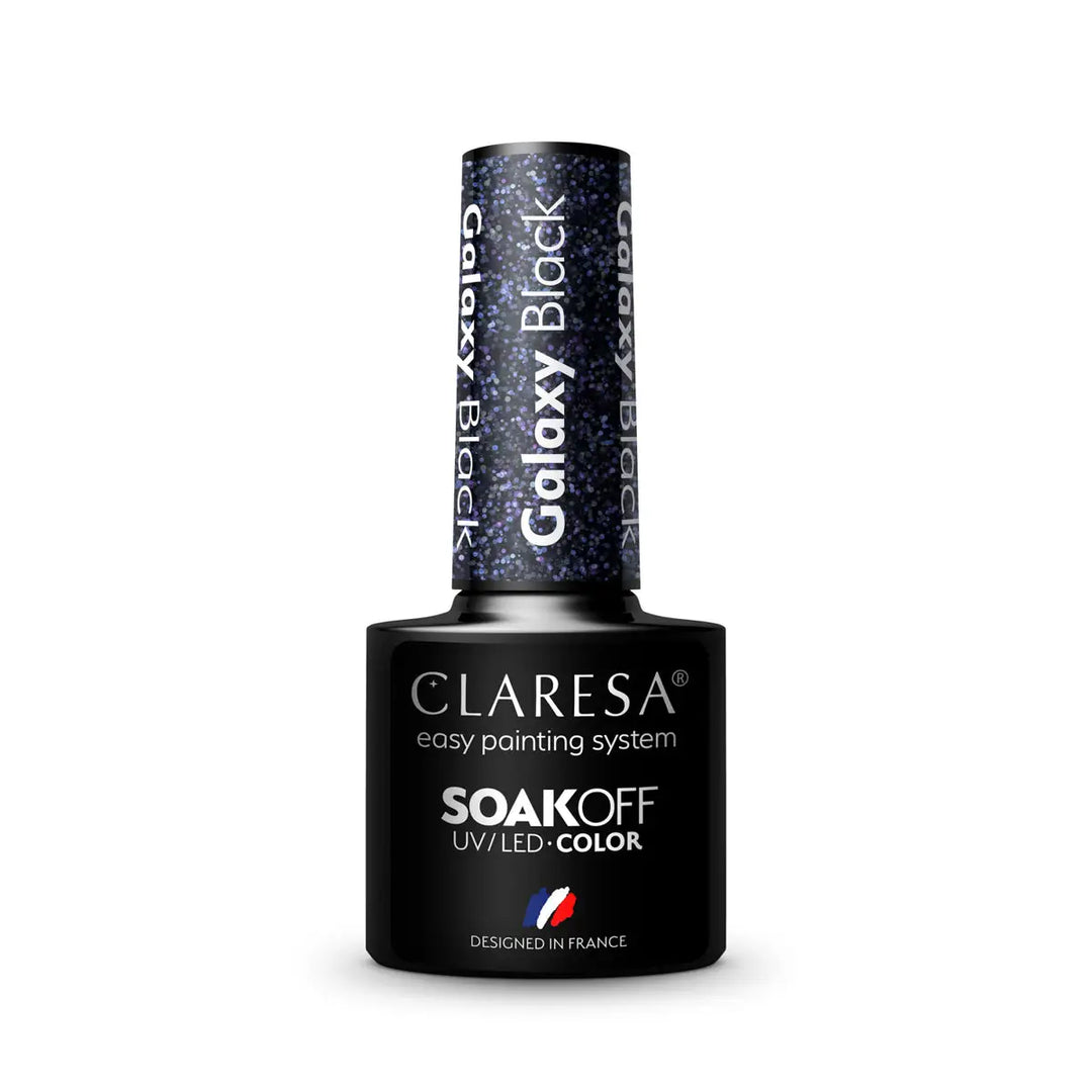 Claresa Hybridlack Galaxy Black 5g - Nagellack