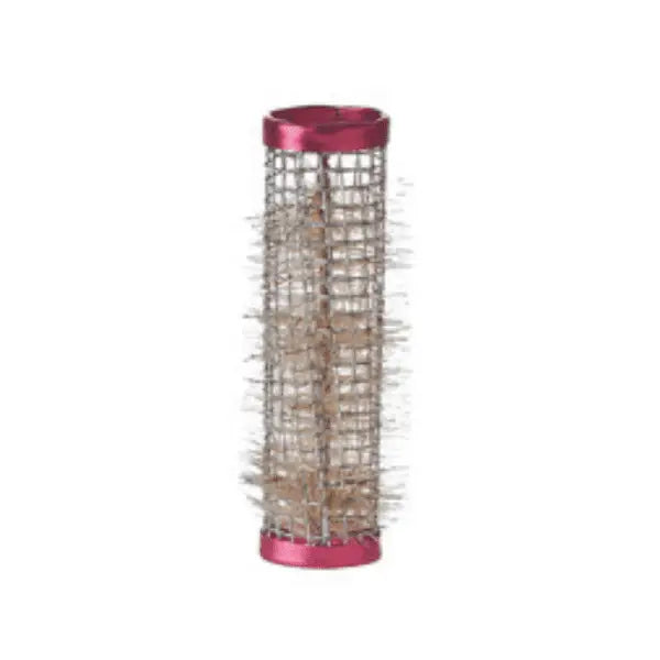 Pinkkappen-haired cylindrical Haarrolle mit Drahtgitter und Borsten für Volumen