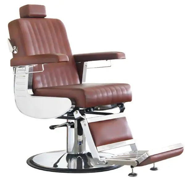 Comair Herren-Bedienungsstuhl Diplomat Cognac-Braun - Barberstuhl