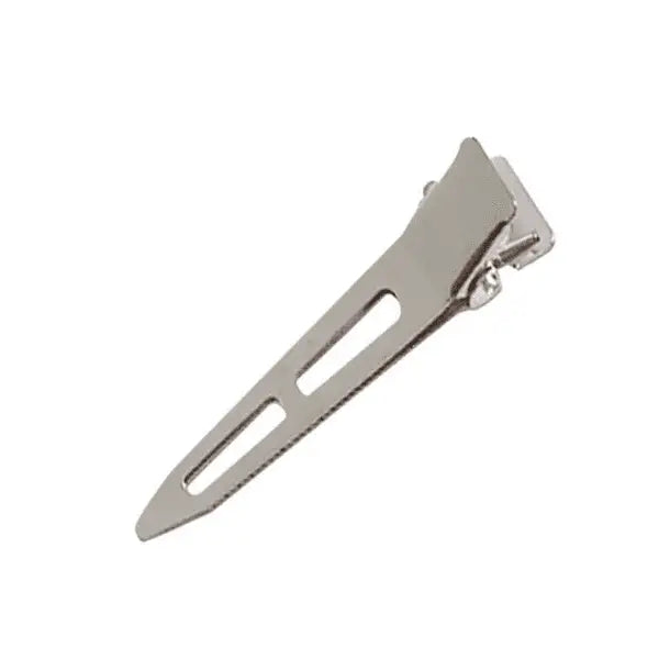 Silberner Metall-Alligator-Haarclip aus der Produktlinie Comair Metall-Clips
