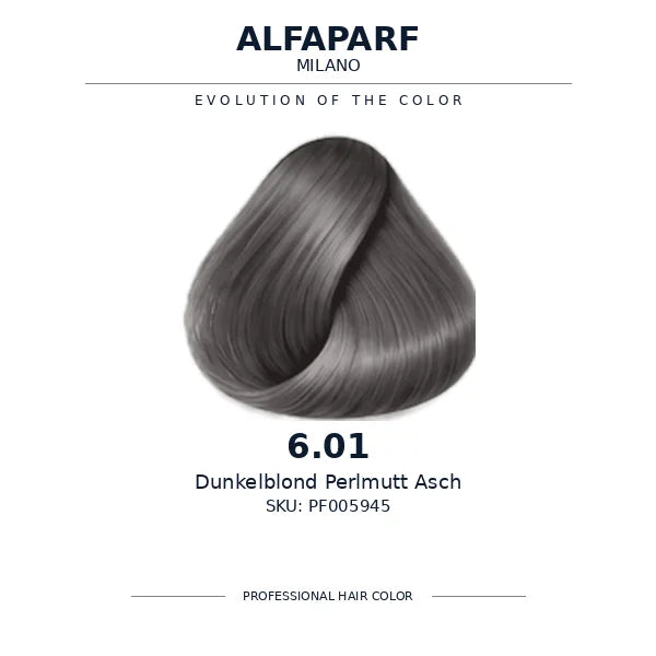 Alfaparf Milano Evolution of the Color Cool Browns 6.01 Dunkelblond Perlmutt Asch PF005945