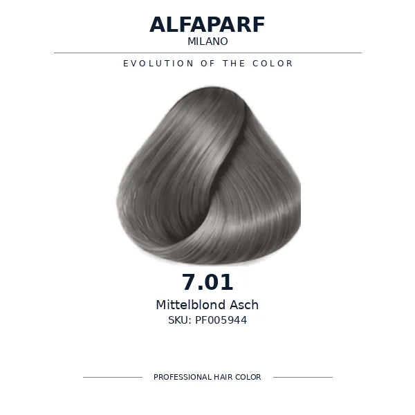 Alfaparf Milano Evolution of the Color Cool Browns 7.01 Mittelblond Asch PF005944