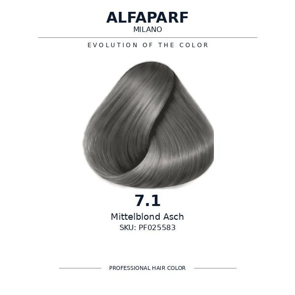 Alfaparf Milano Evolution of the Color Cool Browns 7.1 Mittelblond Asch PF025583