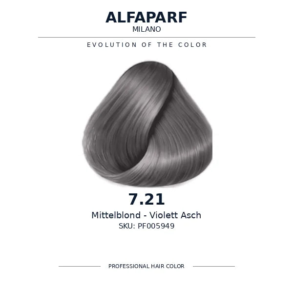 Alfaparf Milano Evolution of the Color Cool Browns 7.21 Mittelblond Violett Asch PF005949