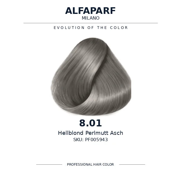 Alfaparf Milano Evolution of the Color Cool Browns 8.01 Hellblond Perlmutt Asch PF005943