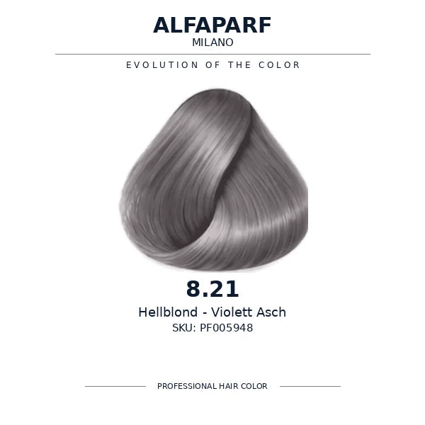 Alfaparf Milano Evolution of the Color Cool Browns 8.21 Hellblond Violett Asch PF005948