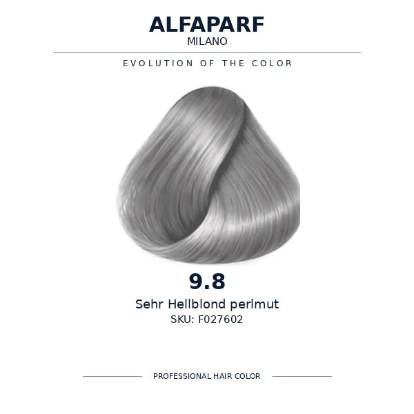 Alfaparf Milano Evolution of the Color Cool Browns 9.8 Sehr Hellblond perlmut F027602