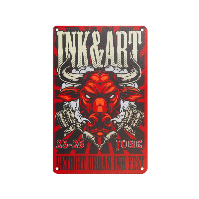 Dekorationstafel Tattoo ta146 - Dekoration