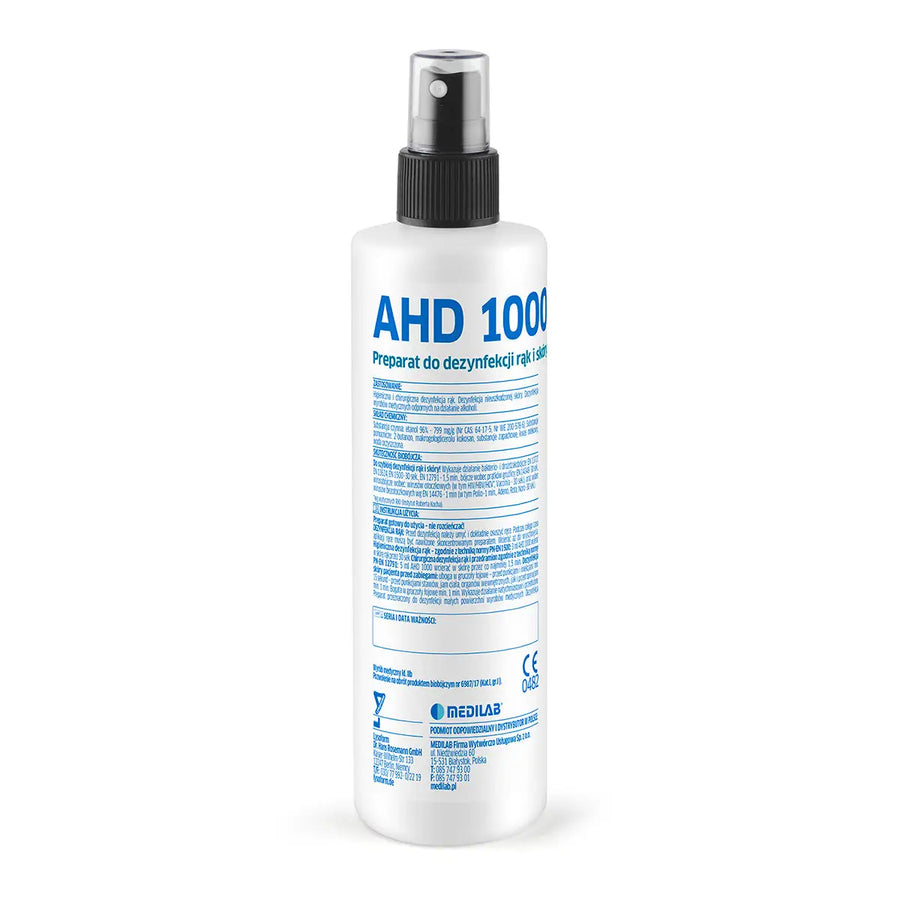 Weißer Desinfektionsflüssigkeit ahd 1000 Handdesinfektionssprühflasche 250ml