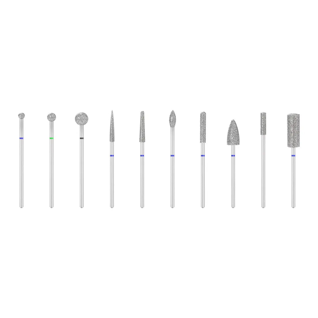 Diamantnagelfräser Set 10 Teilig - Nagelfräser