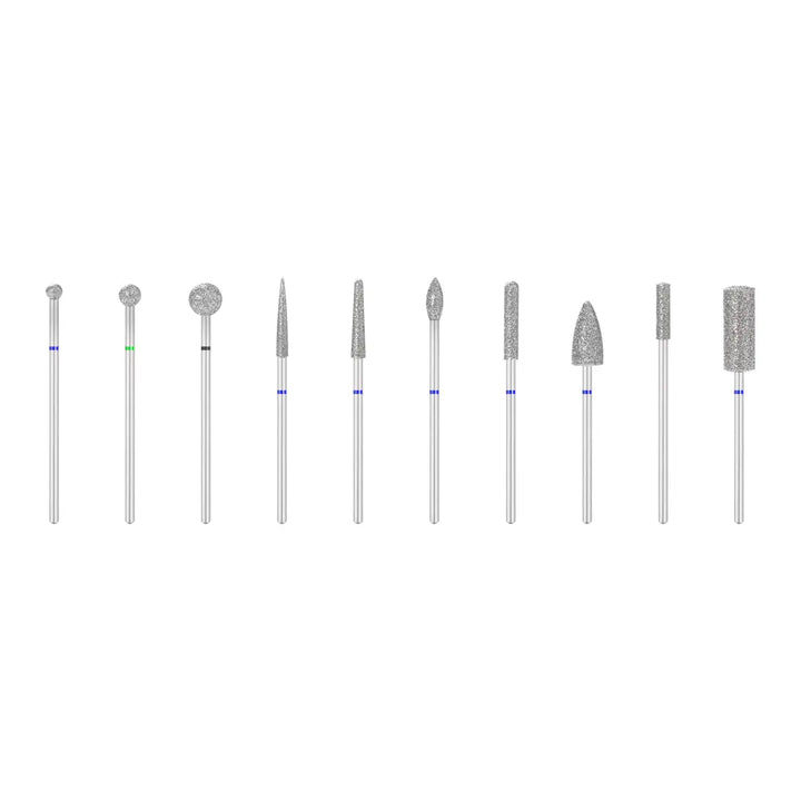 Diamantnagelfräser Set 10 Teilig - Nagelfräser