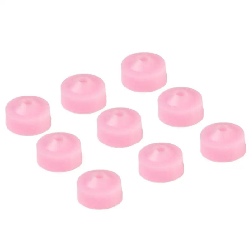 Pink Silikon-Ohrstöpsel für Nagelfräser Staubkappe 10 Stück