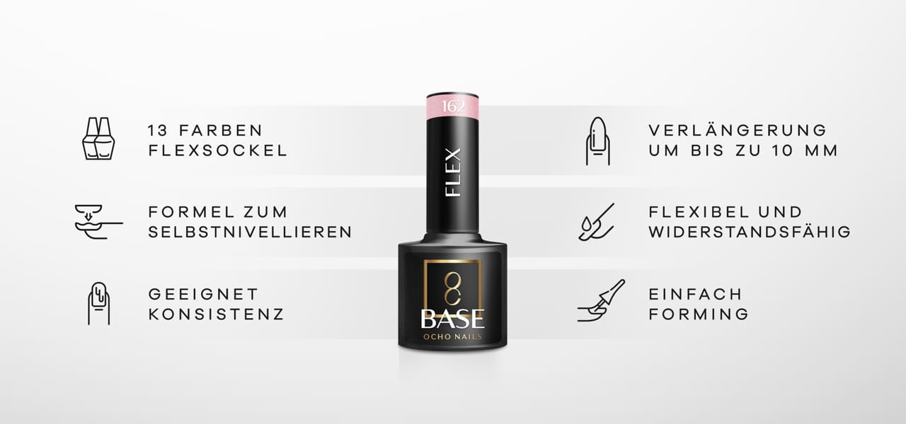OCHO NAILS Flex base 154 -5 g