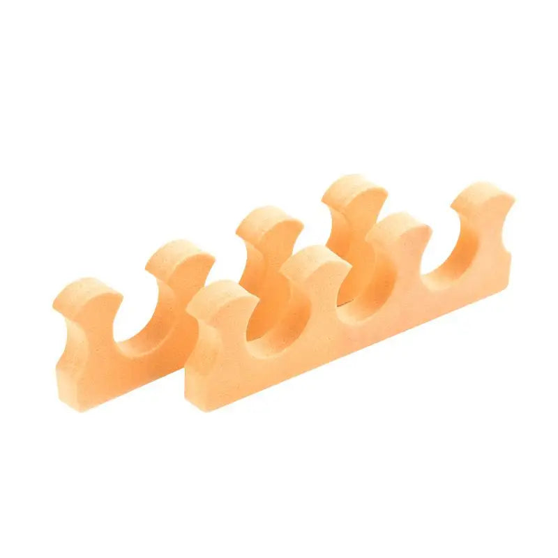 Orange Schaumstoff-Zehentrenner für Nagelpflege, Einweg-separator Zehenkamm 2 St