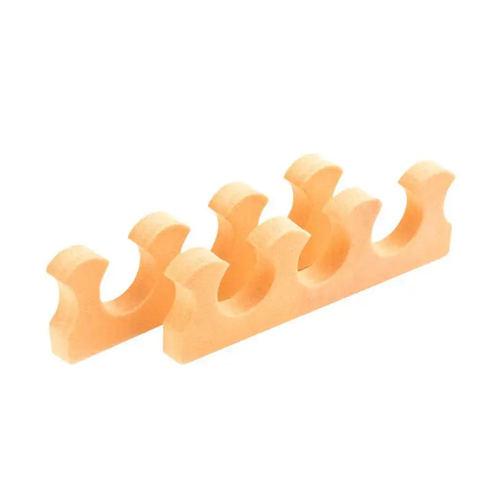 Orange Schaumstoff-Zehentrenner für Nagelpflege, Einweg-separator Zehenkamm 2 St