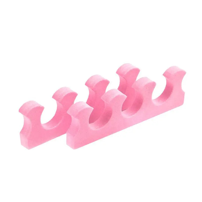 Pink Foam Toe Separator for comfort und Fußpflege, Einweg-separator zehenkamm 2 st
