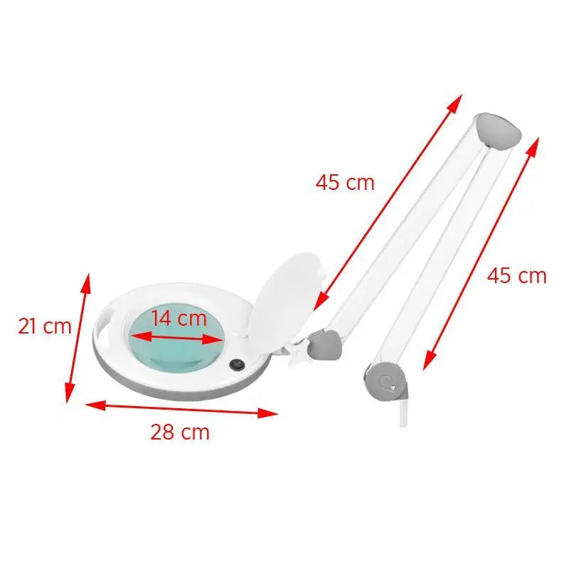 Magnifying lamp with adjustable arm Elegante Lupenleuchte 6014 60 LED SMD 5d