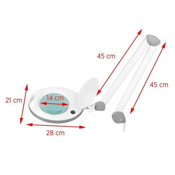 Magnifying lamp with adjustable arm Elegante Lupenleuchte 6014 60 LED SMD 5d