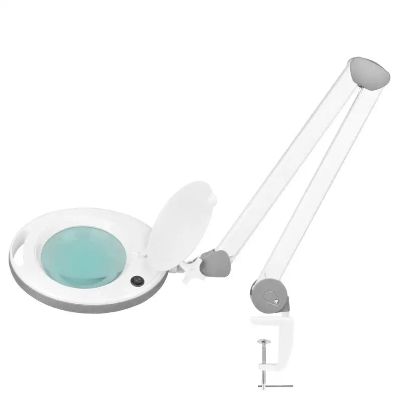 Elegante Lupenleuchte 6014 mit verstellbarem Arm und Klemme, 60 LED SMD 5D