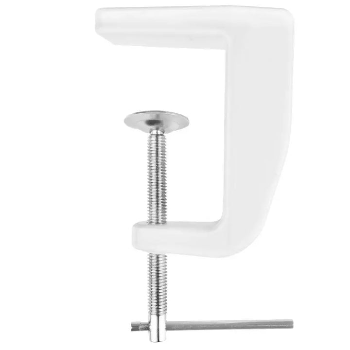 Weiße C-Klemme mit Gewindeschraube an Elegante Lupenleuchte 6014 60 LED SMD 5d