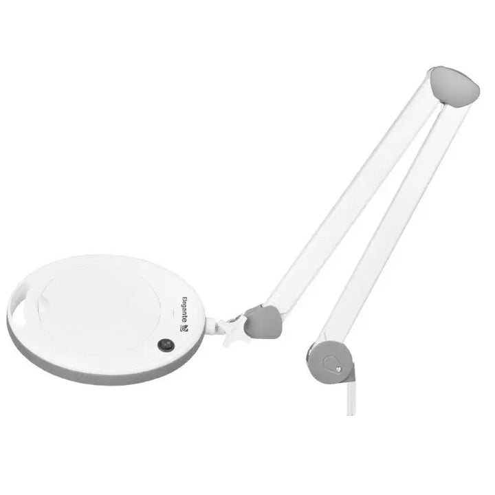 Weiße Lupenleuchte mit verstellbarem Arm für das Elegante Lupenleuchte 6014 60 LED SMD 5d