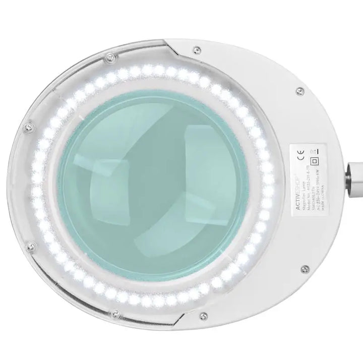Kreisförmige Lupenleuchte mit LED-Beleuchtung für präzises Arbeiten
