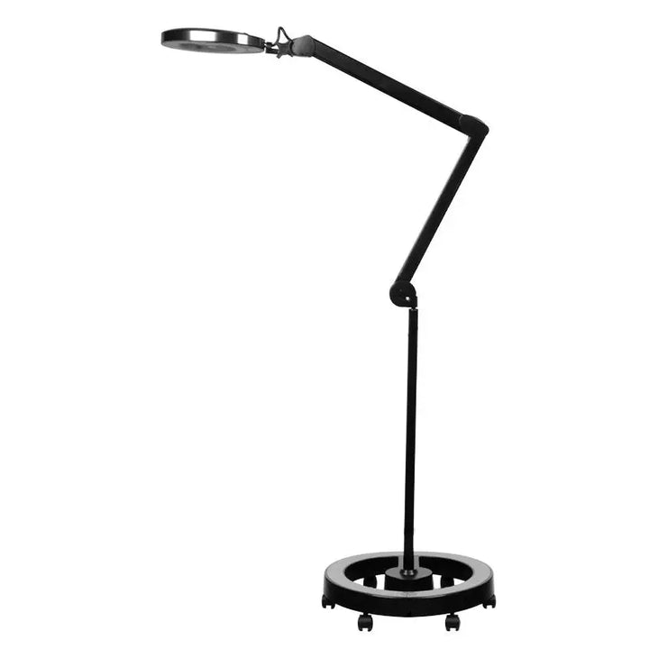 Verstellbare schwarze Stehlampe für das Elegante Lupenleuchte 6025 60 LED SMD 5d Schwarz mit Stativ