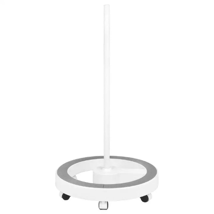 Weiße rollende Standhalterung für Elegante Lupenleuchte 6027 mit LED und Stativ