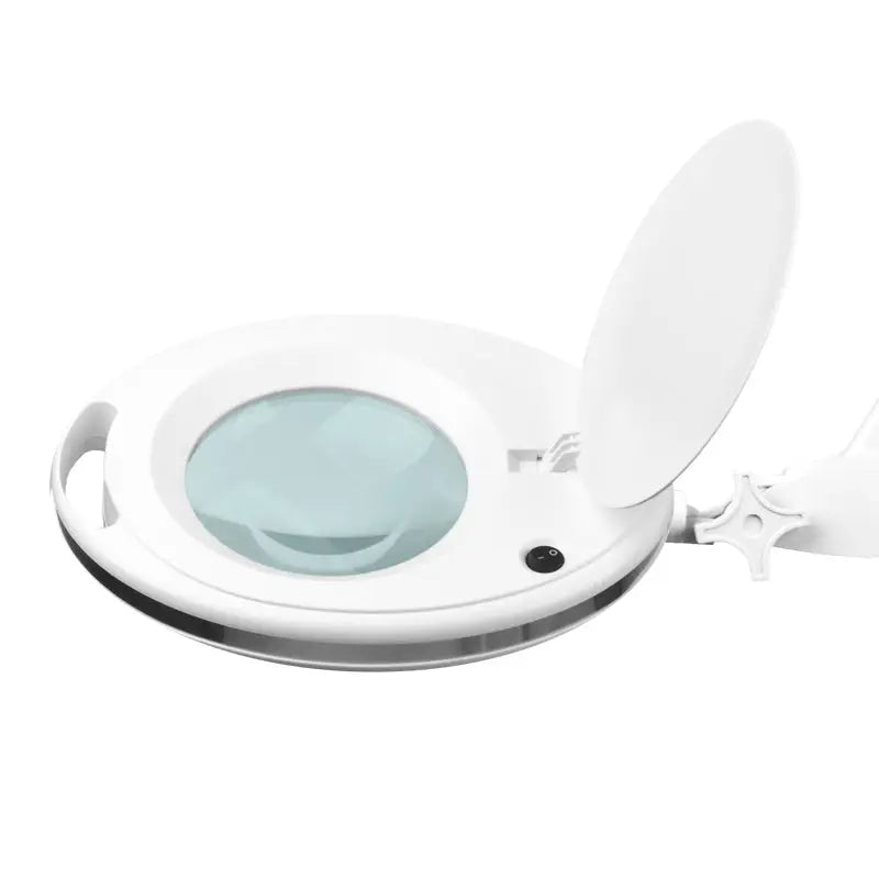 Weiße Lupenlampe mit geöffnetem Deckel für das Elegante Lupenleuchte 602760 LED SMD 5d