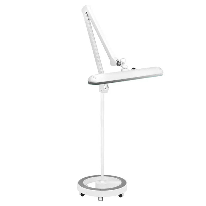 Anpassbare weiße Bodenlampe der Elegante Lupenleuchte LED 801-s mit Stativ