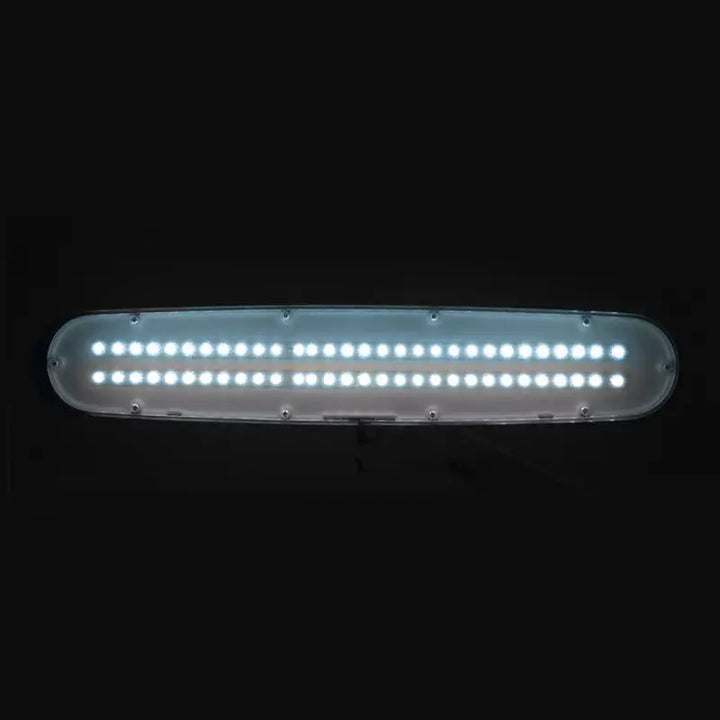 Illuminierte rechteckige LED-Leuchte des Elegante Lupenleuchte LED 801-s mit Stativ