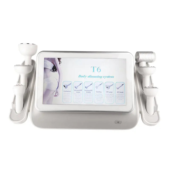 Elegante Platinum T6 Schlankheits-Body Slimming Gerät mit mehreren Aufsätzen