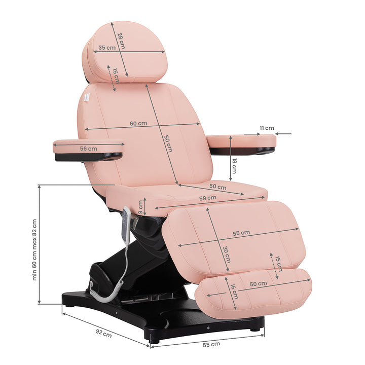 Elektrische Kosmetikliege SILLON CLASSIC 3 Motoren rosa