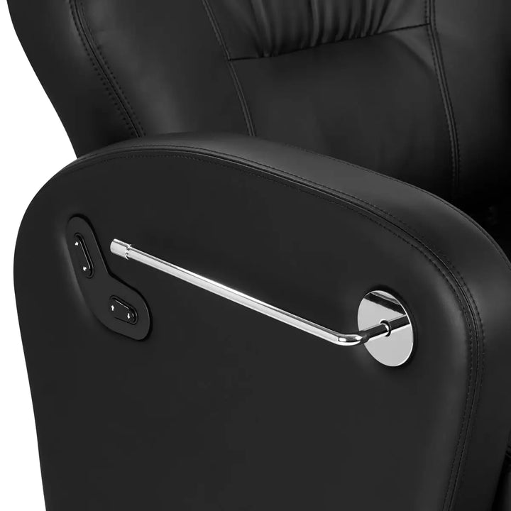 Elektrischer Friseurstuhl Gabbiano Baron Schwarz