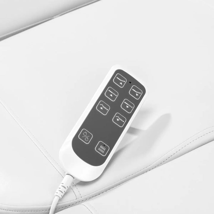 Elektrischer Kosmetiksessel SILLON Luxury 3 Motoren weiß Fußschalter