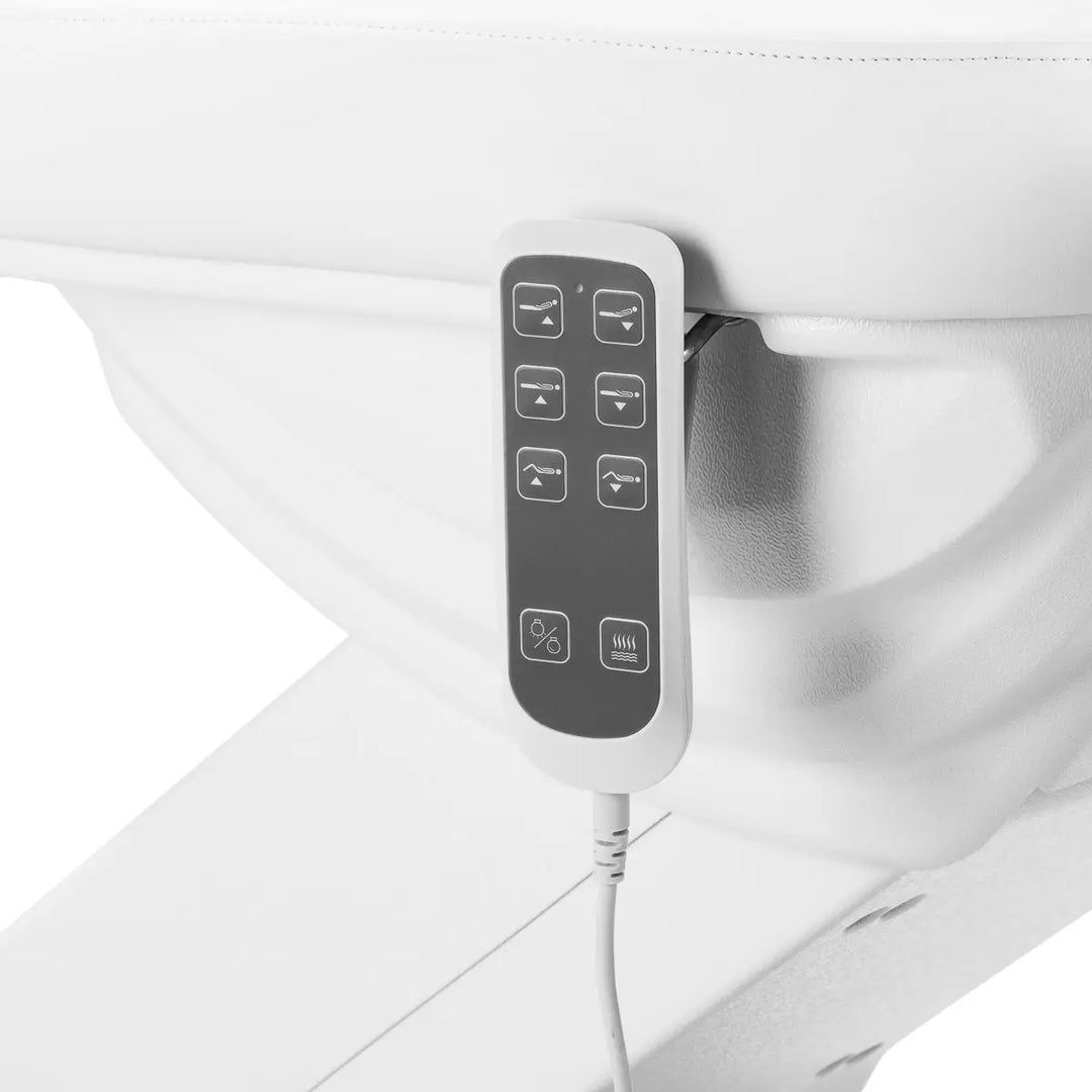 Elektrischer Kosmetiksessel SILLON Luxury 3 Motoren weiß Fußschalter