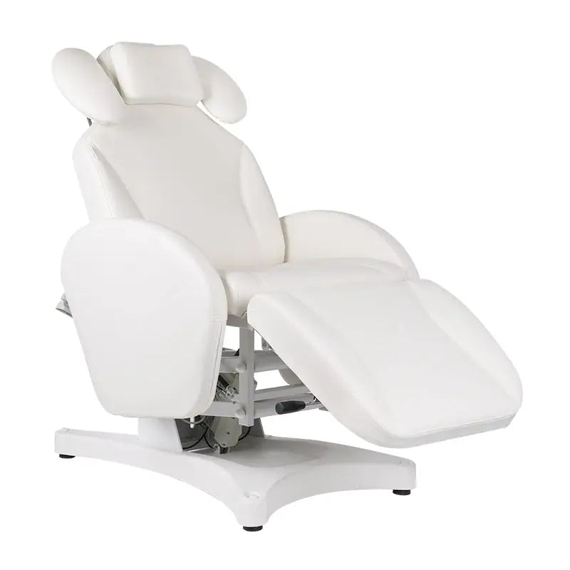 Elektrischer Wimpernbehandlungsstuhl Ivette Professional weiß - Wimpernbehandlungsstuhl