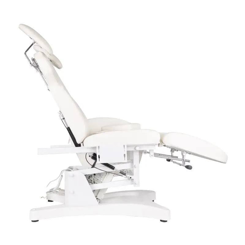 Elektrischer Wimpernbehandlungsstuhl Ivette Professional weiß - Wimpernbehandlungsstuhl