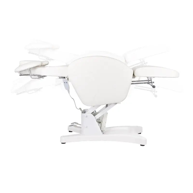 Elektrischer Wimpernbehandlungsstuhl Ivette Professional weiß - Wimpernbehandlungsstuhl
