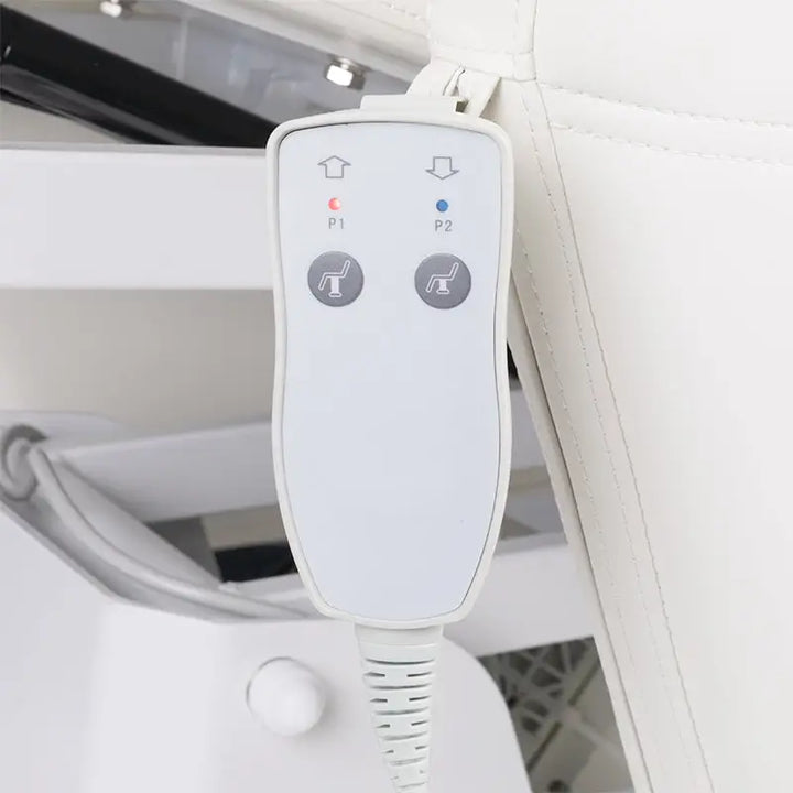 Elektrischer Wimpernbehandlungsstuhl Ivette Professional weiß - Wimpernbehandlungsstuhl