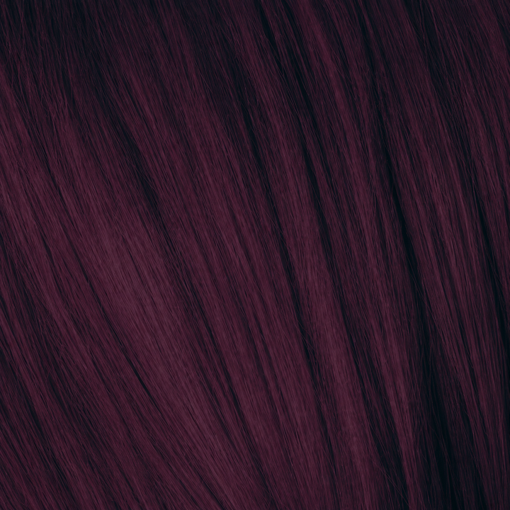 Schwarzkopf Essensity 4-99 Mittelbraun Violett Extra – Haarfarbmuster