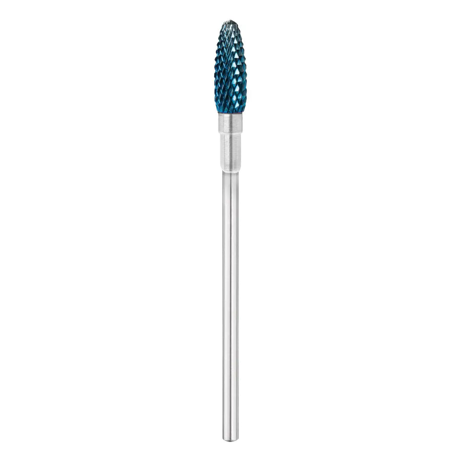 Blauer Nagelbohrer Exo Fräser Hard Blue Kegel 02 für professionelle Nagelmodellage
