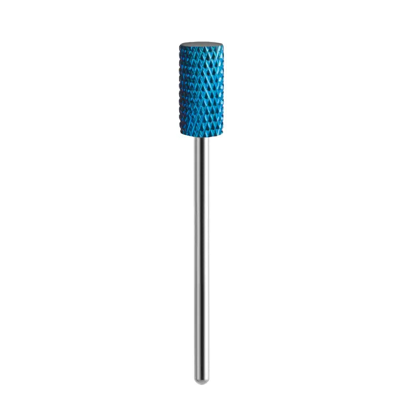 Blauer Nagelfräser Fräser Zylinder Exo Fräser Hard Blue 09