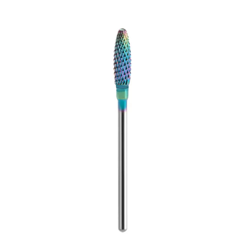 Regenbogenfarbiger Nagelfräser Kegel für den Exo Fräser Rainbow Kegel 15