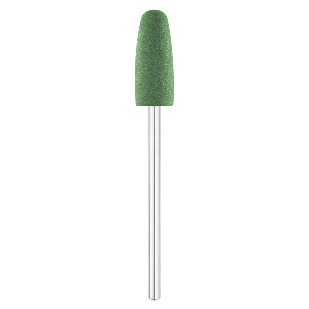 Exo Gummipolierer Grün Flammenförmig. Ø10,0 mm /400 - Nagelpolierer