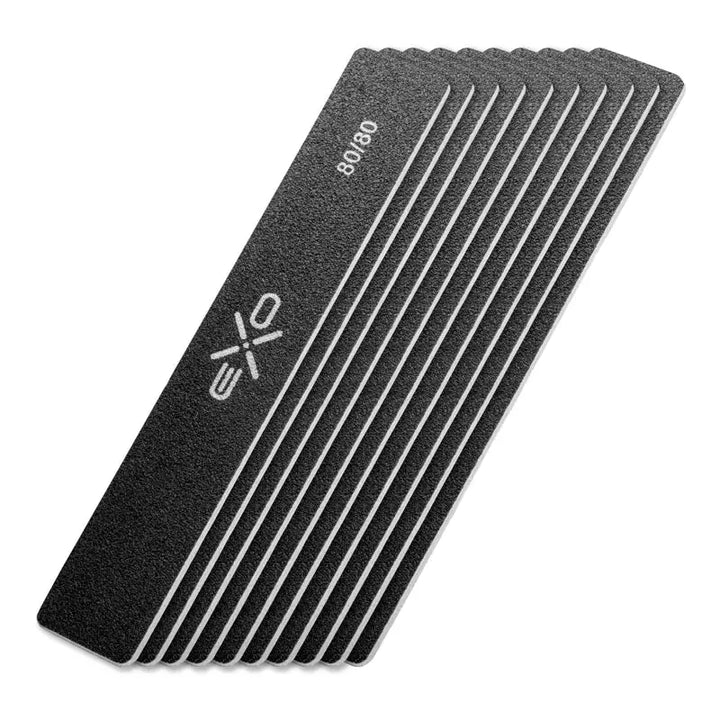 Exo Nagelfeile Breit 80/80 10 Stk. - Nagelfeilen & Sandblattfeilen
