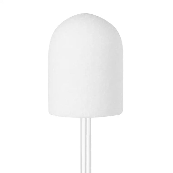 Weiße, runde Nagelfeile für Nageldrehmaschine Exo Schleifhülse 13mm/150 100 St