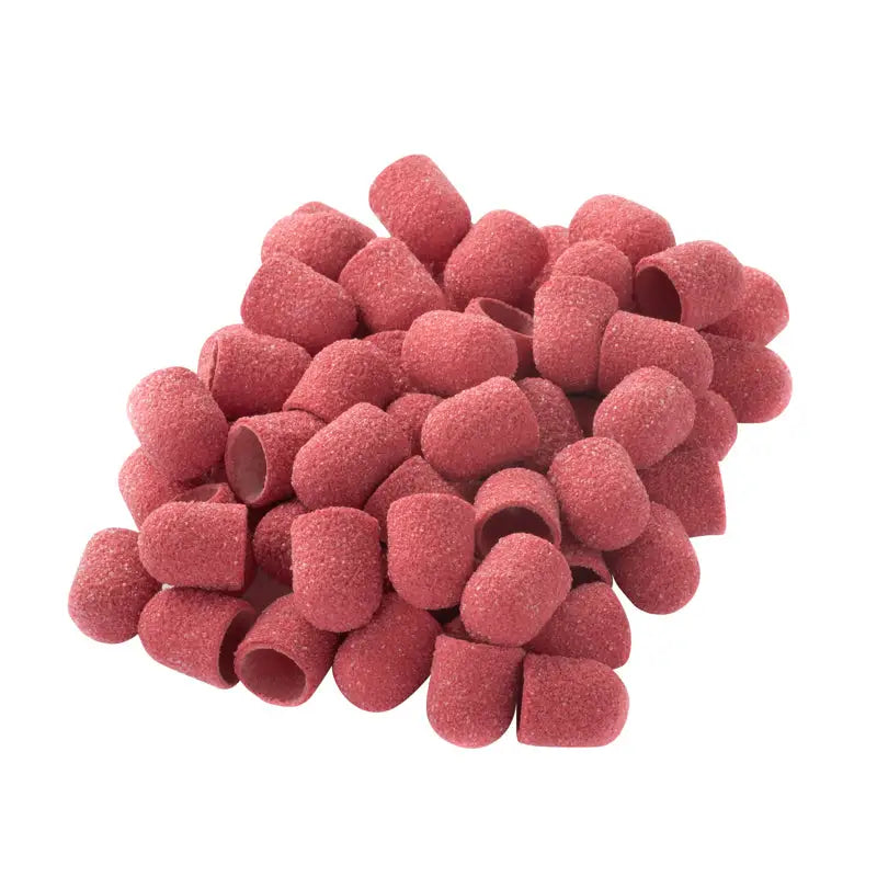 Exo Schleifhülse 13mm/60 100 St Soft Cap Rot - Nagelfräser
