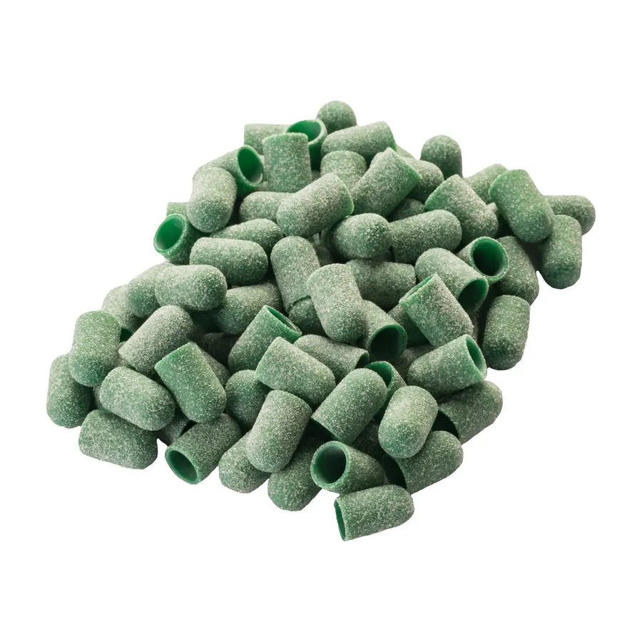 Exo Schleifhülse 7mm/80 100 St Soft Cap Grün - Nagelfräser