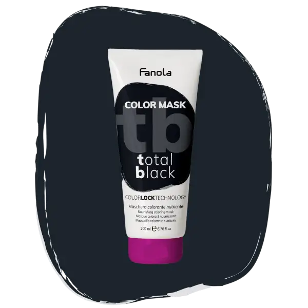 Fanola Nourishing Color Mask - Total Black - Tönungsmaske